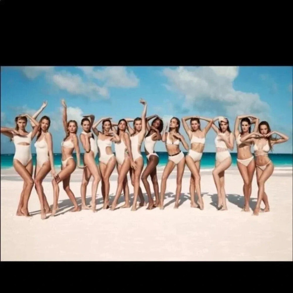 NWT SOLID&STRIPED THE NATASHA Cut Out One Piece Swimsuit Cream Size L - Picture 12 of 16